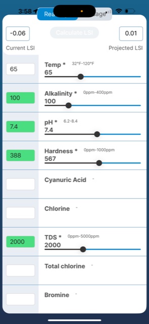 LSI calculator